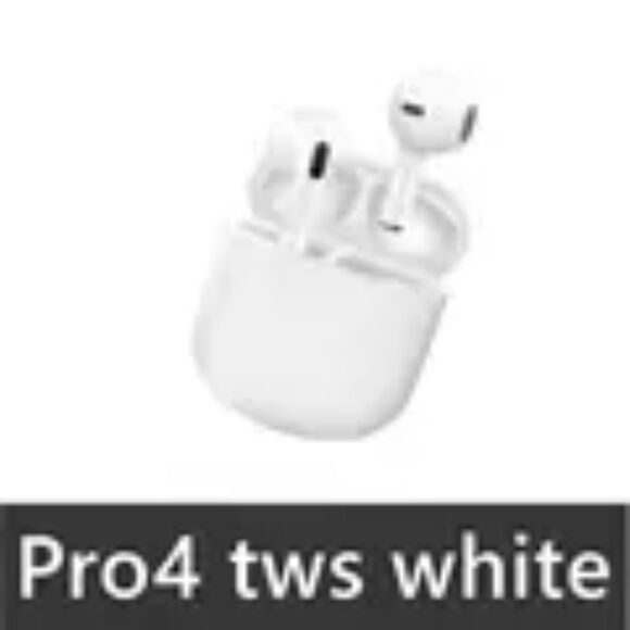 Pro4 TWS Bluetooth Earphone 9D Stereo Wireless Headphone In-Ear HiFi Earbud - Picture 3 of 7